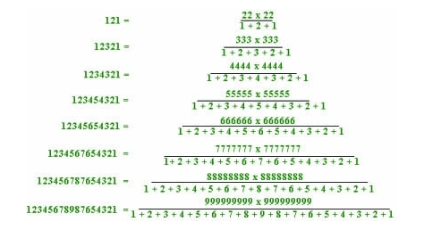 Palindrome brøker som gir palindrome heltallssvar.